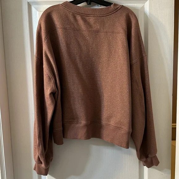 Lululemon Dusty Rose Cropped Crewneck - Picture 4 of 5